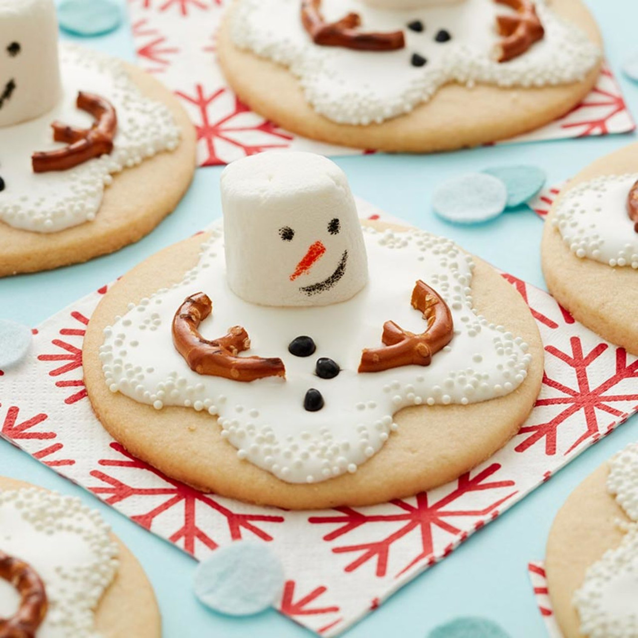 Melting Snowman Cookie