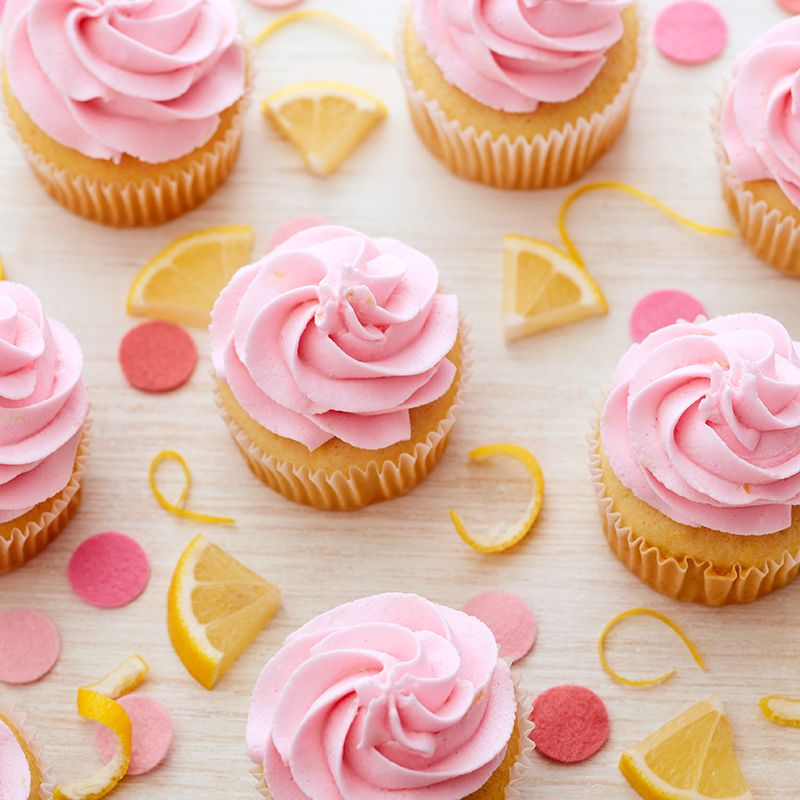 VEGAN PINK LEMONADE CUPCAKES